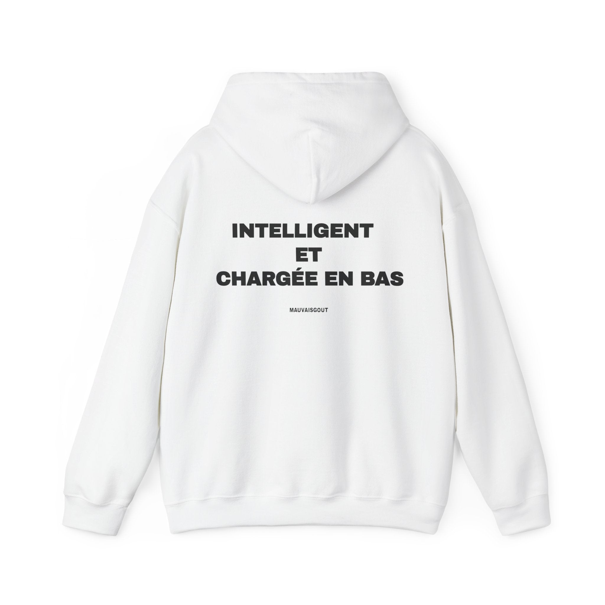 Hoodie — Intelligent et Chargée en Bas