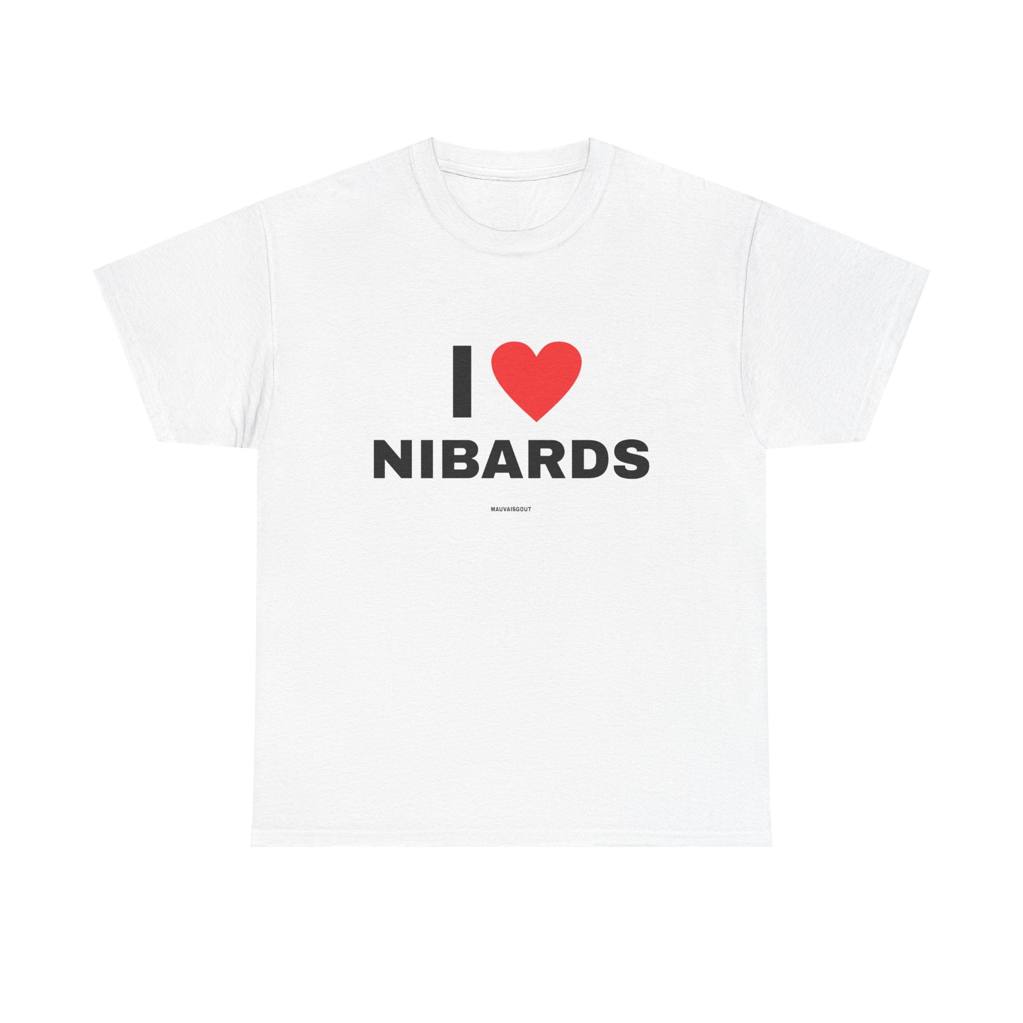 t-shirt- i love Nibards